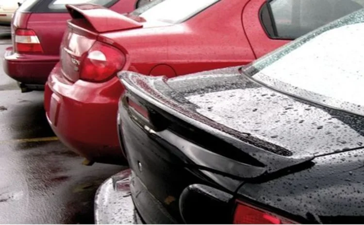 Cars in car park