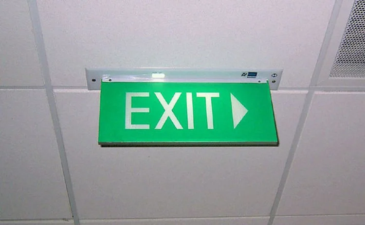 Exit sign 